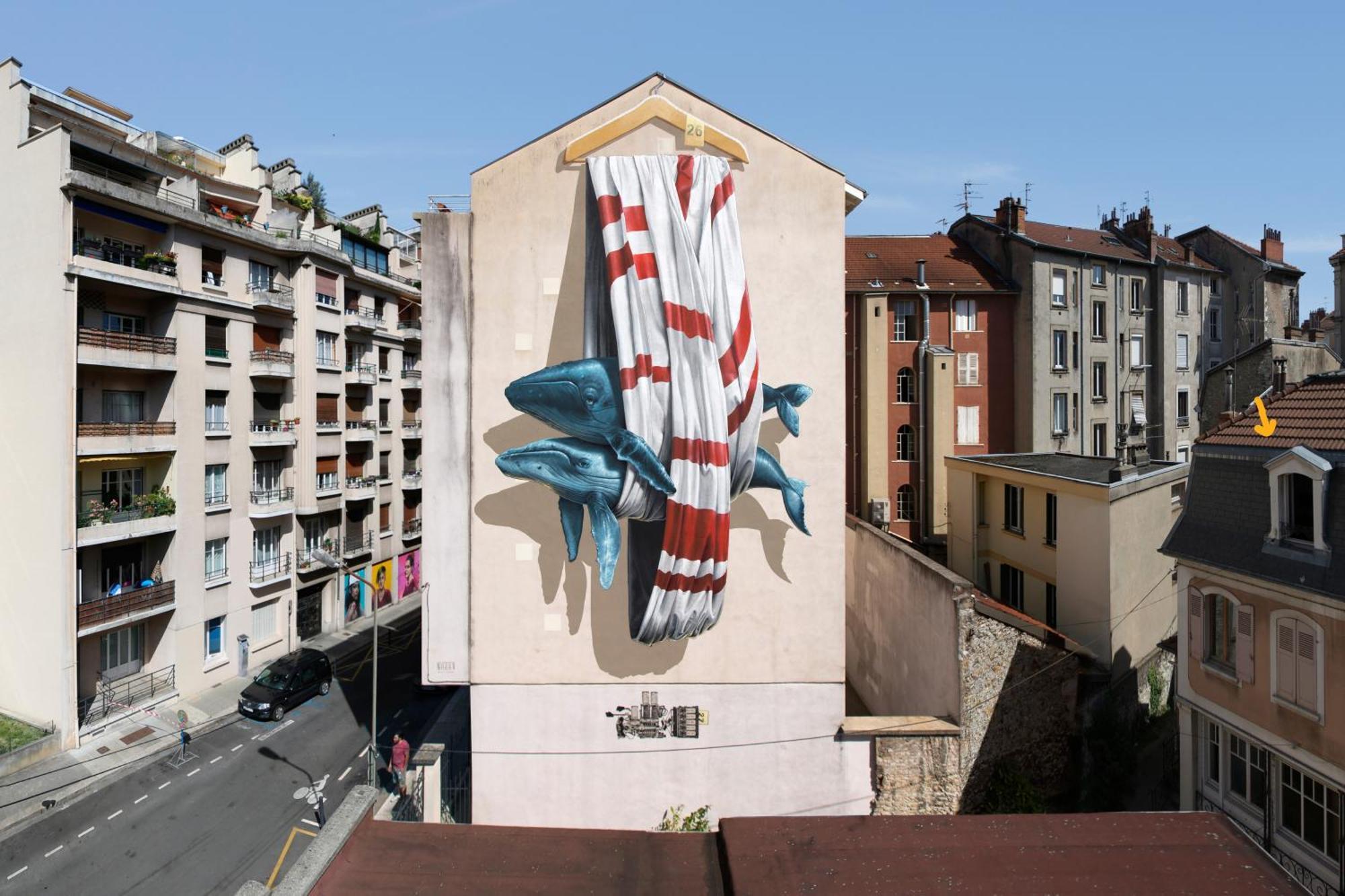 Les Baleines - Hypercentre 2 Chambres Avec Garage Et Clim - Air Conditioning Grenoble Luaran gambar